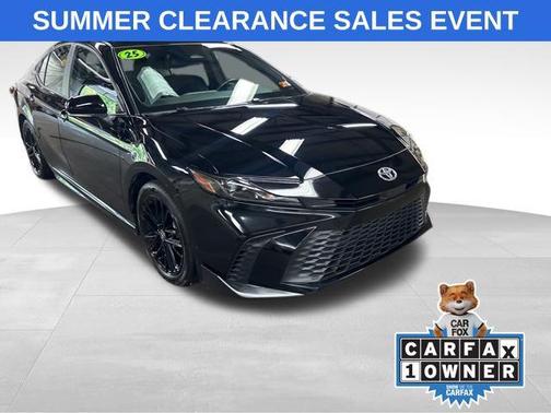Midnight Black Metallic 2025 Toyota Camry SE