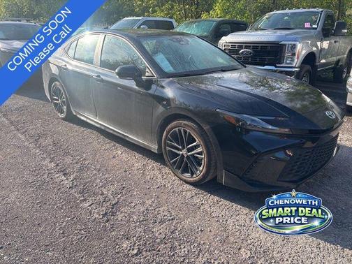 Midnight Black Metallic 2025 Toyota Camry SE