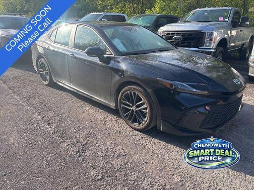 Midnight Black Metallic 2025 Toyota Camry SE