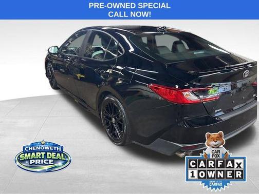 Midnight Black Metallic 2025 Toyota Camry SE