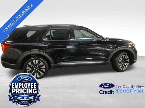Agate Black Metallic 2026 Ford Explorer Platinum
