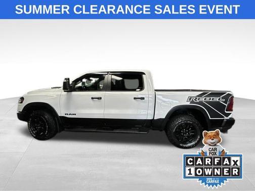 Bright White Clearcoat 2025 RAM 1500 Rebel