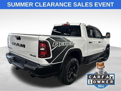 Bright White Clearcoat 2025 RAM 1500 Rebel