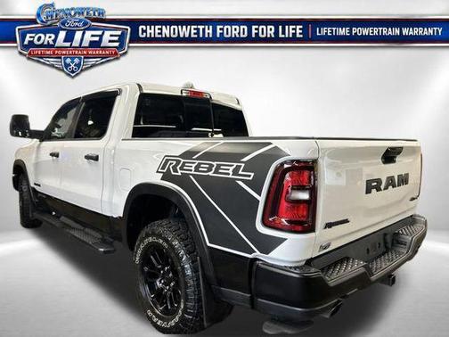 Bright White Clearcoat 2025 RAM 1500 Rebel