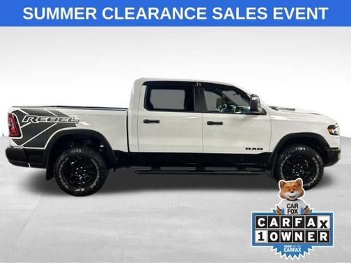 Bright White Clearcoat 2025 RAM 1500 Rebel