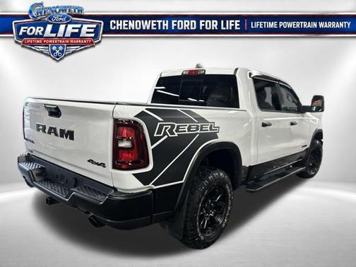 Bright White Clearcoat 2025 RAM 1500 Rebel