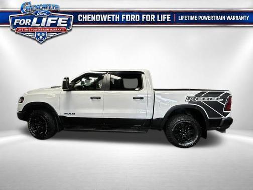Bright White Clearcoat 2025 RAM 1500 Rebel