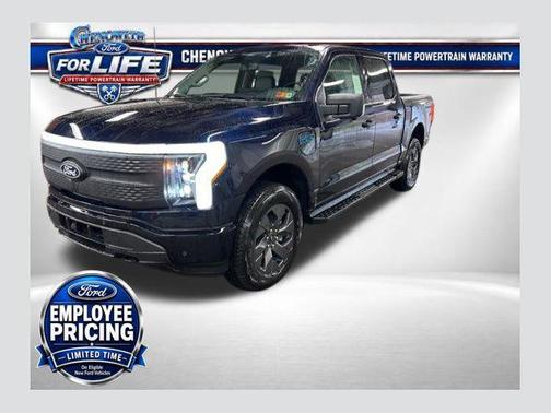 Antimatter Blue Metallic 2025 Ford F-150 Lightning Flash