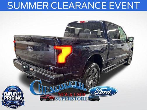 Antimatter Blue Metallic 2025 Ford F-150 Lightning Flash