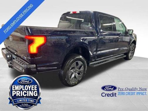 Antimatter Blue Metallic 2025 Ford F-150 Lightning Flash