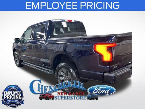 Antimatter Blue Metallic 2025 Ford F-150 Lightning Flash