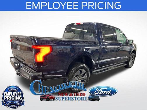 Antimatter Blue Metallic 2025 Ford F-150 Lightning Flash