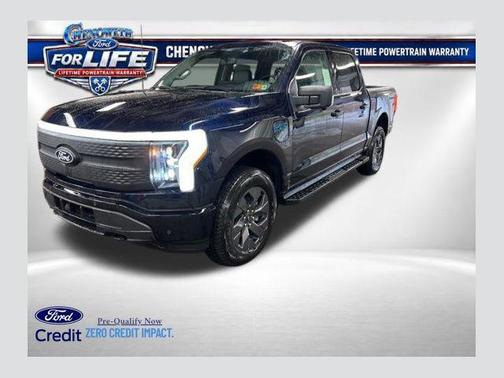 Antimatter Blue Metallic 2025 Ford F-150 Lightning Flash