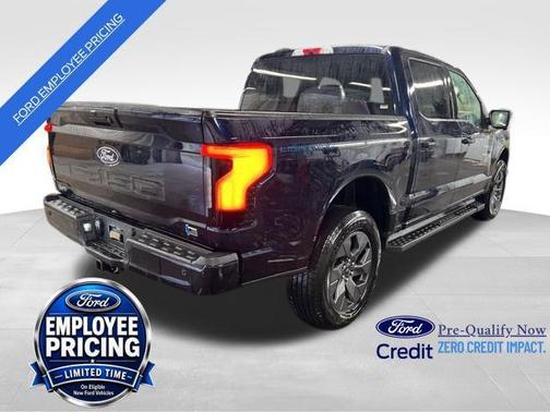 Antimatter Blue Metallic 2025 Ford F-150 Lightning Flash