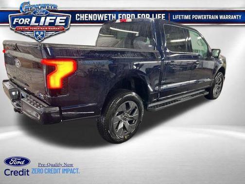 Antimatter Blue Metallic 2025 Ford F-150 Lightning Flash
