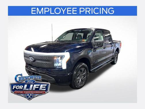 Antimatter Blue Metallic 2025 Ford F-150 Lightning Flash