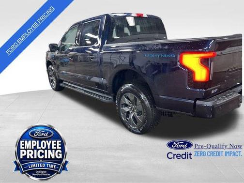 Antimatter Blue Metallic 2025 Ford F-150 Lightning Flash