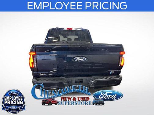 Antimatter Blue Metallic 2025 Ford F-150 Lightning Flash