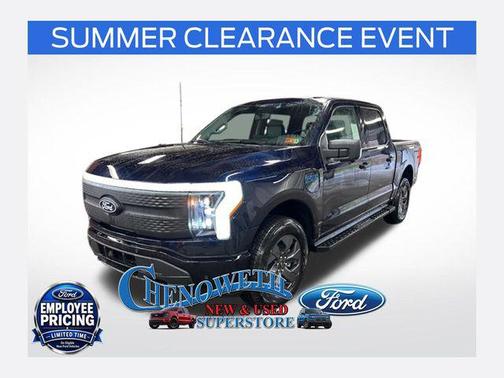 Antimatter Blue Metallic 2025 Ford F-150 Lightning Flash