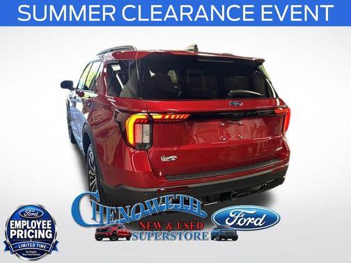 Rapid Red Metallic Tinted Clearcoat 2026 Ford Explorer ST-Line