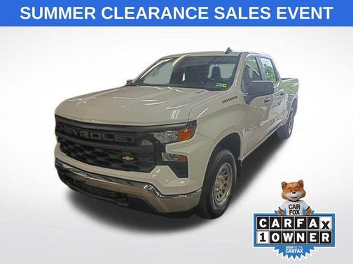 Summit White 2025 Chevrolet Silverado 1500 WT