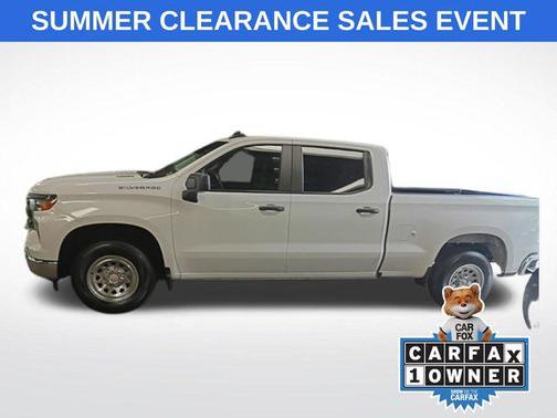 Summit White 2025 Chevrolet Silverado 1500 WT