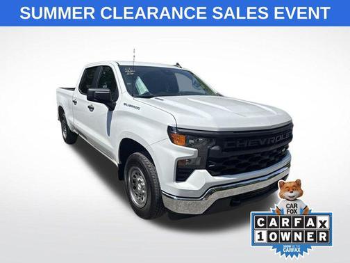 Summit White 2025 Chevrolet Silverado 1500 WT