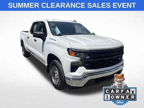 Summit White 2025 Chevrolet Silverado 1500 WT