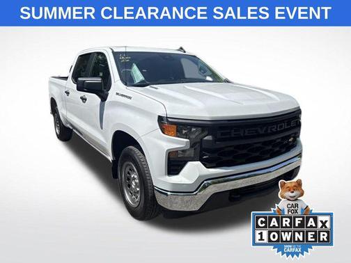 Summit White 2025 Chevrolet Silverado 1500 WT