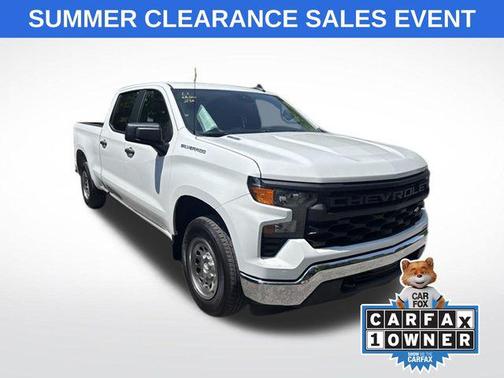 Summit White 2025 Chevrolet Silverado 1500 WT
