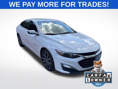 Summit White 2024 Chevrolet Malibu FWD RS