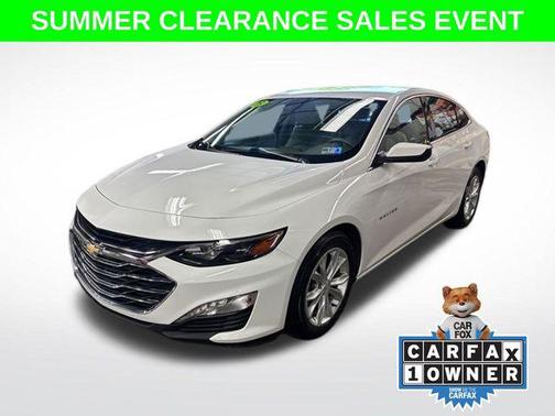 Summit White 2023 Chevrolet Malibu FWD 1LT