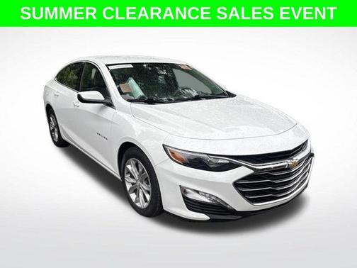 Summit White 2023 Chevrolet Malibu FWD 1LT