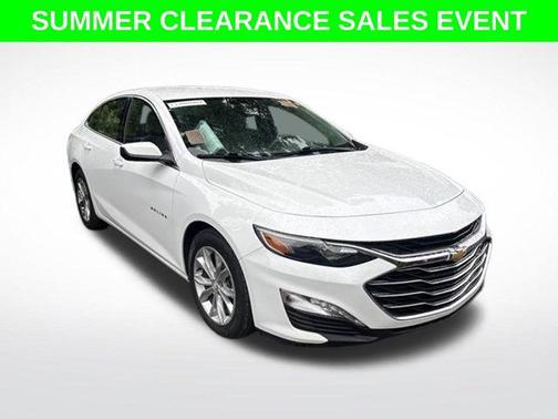 Summit White 2023 Chevrolet Malibu FWD 1LT