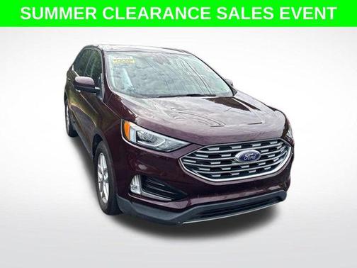Burgundy 2021 Ford Edge SEL