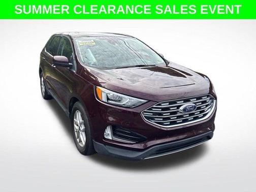 Burgundy 2021 Ford Edge SEL