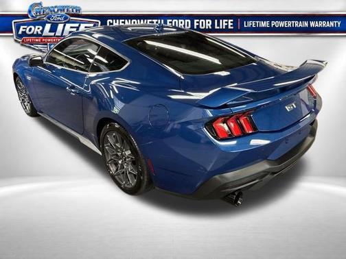 Atlas Blue Metallic 2024 Ford Mustang GT Premium