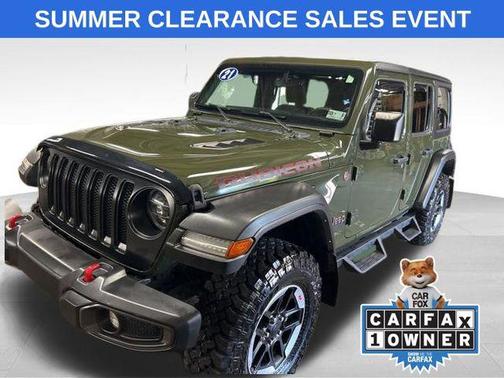 Sarge Green Clearcoat 2021 Jeep Wrangler Unlimited Rubicon