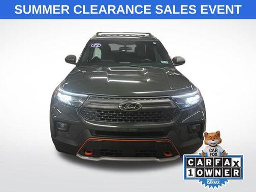 Forged Green Metallic 2022 Ford Explorer Timberline