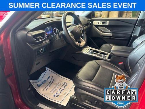 Rapid Red Metallic Tinted Clearcoat 2023 Ford Explorer Limited