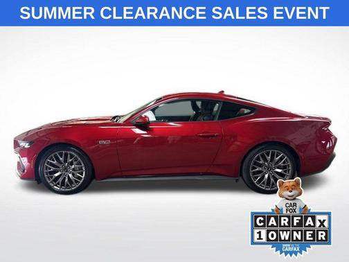 Rapid Red Metallic Tinted Clearcoat 2024 Ford Mustang GT Premium