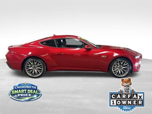 Rapid Red Metallic Tinted Clearcoat 2024 Ford Mustang GT Premium