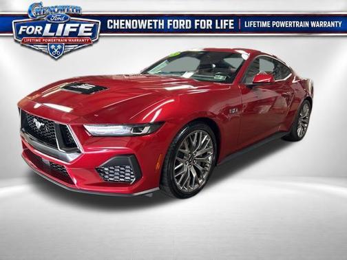Rapid Red Metallic Tinted Clearcoat 2024 Ford Mustang GT Premium