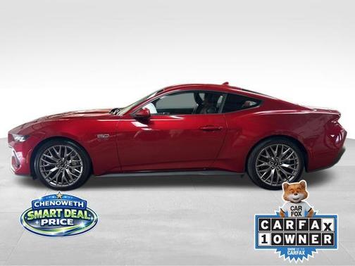 Rapid Red Metallic Tinted Clearcoat 2024 Ford Mustang GT Premium