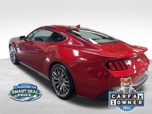 Rapid Red Metallic Tinted Clearcoat 2024 Ford Mustang GT Premium