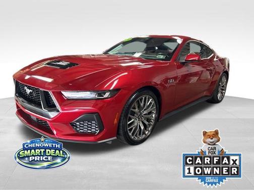 Rapid Red Metallic Tinted Clearcoat 2024 Ford Mustang GT Premium