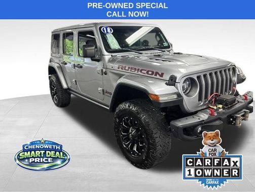 Billet Silver Metallic Clearcoat 2018 Jeep Wrangler Unlimited Rubicon