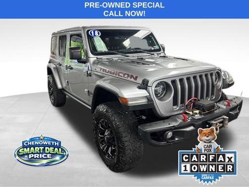 Billet Silver Metallic Clearcoat 2018 Jeep Wrangler Unlimited Rubicon