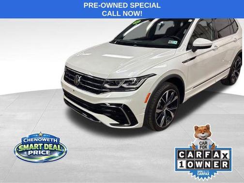 Oryx White Pearl 2022 Volkswagen Tiguan 2.0T SEL R-Line 4MOTION