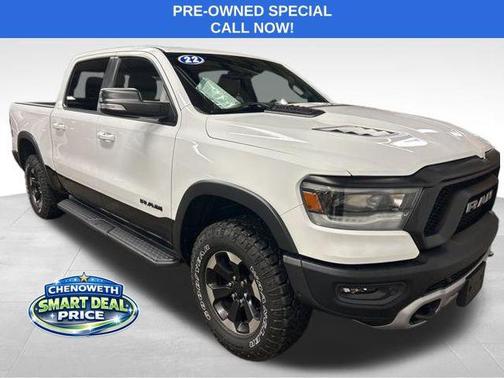 Bright White Clearcoat 2022 RAM 1500 Rebel
